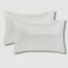 Madison Park Essentials White Satin Pillow Case