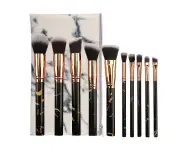 10pcs Make Up Brush Set, Cosmetic Foundation Brush Set Face Brush Make Up Make Up Brush Eye Shadow Colour black