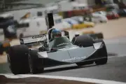 Hans Joachim Stuck March 741 Ford during practice 1974 Spanish GP Old Photo