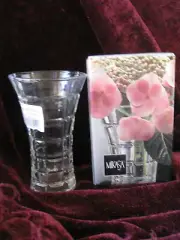 Vintage Mikasa Monarchy Crystal Bud Vase 4.75" New in Box Japan Fast Ship