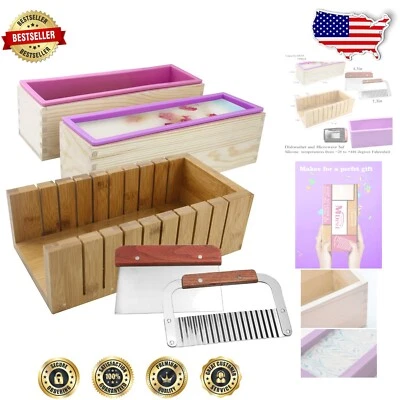 Comprehensive Soap Making Accessories: Silicone Molds & Stainless Steel Cutters
