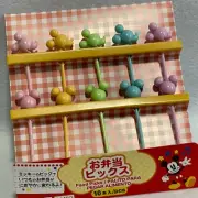 Disney Mickey Mouse 10pcs Fruit Food Mickey Icon Picks Forks Lunch Box Accessory