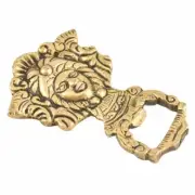 Handmade Brass Tribal Head Bottle Bar Soft Drink Beer Soda Can Opener