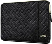 [Lacdo] 15-15.6 Inch Laptop Sleeve Case for Acer HP Lenovo Dell ASUS Laptop, Acer Aspire 15, HP Pavilion/Envy 15, Dell Latitude 15, Lenovo ThinkPad/IdeaPad 15, ASUS Zenbook/Vivobook Computer Bag, Black