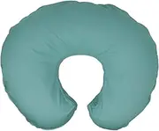 Boppy Nursing Pillow Organic Original Support, Vintage Blue, Ergonomic Nursing Essentials for Bottle and Breastfeeding, Firm Hypoallergenic Fiber Fill, with 100% Organic Cotton Nursing Pillow Cover