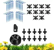 Drip Irrigation Kit - Automatic Adjustable Drip Irrigation | Automatic Drippers for Outdoor Greenhouse Patio Farm Farmland Raised Bed