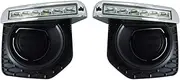 2Pcs LED Daytime Running Light Fog Lamp Cover DRL for Land Rover Freelander 2 2012 2013 2014