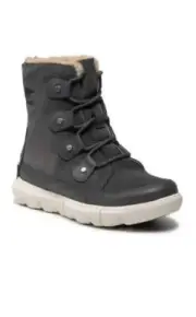 SOREL Women's Explorer Next Joan 100g Waterproof Boots, Size 8.5 US, Quarry | Mo
