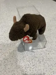 VERY RARE Ty Beanie Baby Roam the Buffalo (Retired) 1998 With Tag Errors