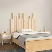 Bed Headboard, Beds Head Frame Wall Headboard 95.5 cm Solid Wood Pine