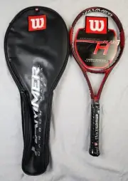 Wilson Hammer HBlaze Tennis Racket (T7537) w/ Cover - 4 1/4 in, Unstrung, MP