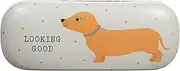 [Sass & Belle] Dachshund Glasses Case, Grey, One Size