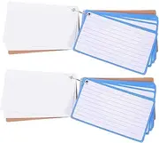 HAPINARY Word Cards 120 Sheets Per Book Lined Index Cards Ring for Quick Access