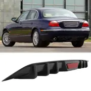 Rear Bumper Diffuser Spoiler Splitter Lip W/ LED Light For Jaguar S-Type 1999-08 (for: Jaguar)