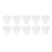 10PCS Hearing Amplifier Domes Replacement Silicone Soft Earplug Eardrum Head HR6