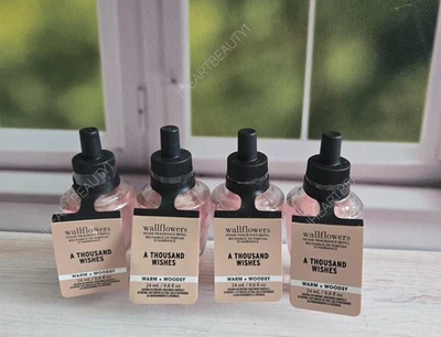 bath and body works a thousand wishes wallflowers home fragrance refill x4