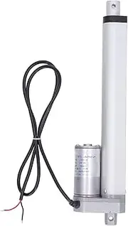 Gearwell Linear Actuator, 200mm Mini Electric Actuator 12V 750N, Linear Motion Actuator for Robotics, Mini Linear Actuator for Home Automation System (Actuator Only)