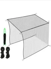Golf Practice Barrier Net Ball Sports High Impact Hitting Netting 10x10x10FT NEW