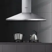 Wall Mounted Range Hood Kitchen Canopy Stainless Steel Aluminium Filters 900mm