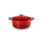Le Creuset Signature Round French Oven Cerise 24cm (4.2L)