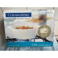 在飛比找蝦皮購物優惠-Corning 康寧鍋2.25L 白色方形