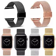 Steel Bracelet Mesh Band for Apple Watch 10 9 8 7 6 SE 42/44/45/46/49mm Ultra 2
