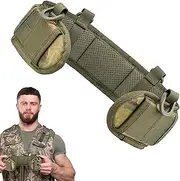 [Generic] War Belt Battle Belts - Quick-Release Combat Belt | Battle Belts Multi-Purpose Padded Belt Padded Belt Tool Work Belt For Outdoor Sports Equipment