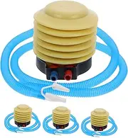 EXAOMBLE Foot Pump Inflation Pool Inflatables Air Mattress Foot Pump Float Air Pump for Paddling Pool Lighted Beach Balls Electric Pump for Inflatables Balloon Car Pit Plastic
