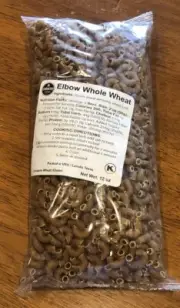 Macaroni | Whole wheat elbow | USA Texas Laredo | 12 oz bag
