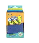 (2 pack) Scrub Daddy Scour Daddy Steel Scrubber Scouring Pad Scrub Sponge...