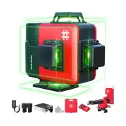 16 Lines Laser Level 4x360° Self Leveling, Class Green Self Leveling Cross