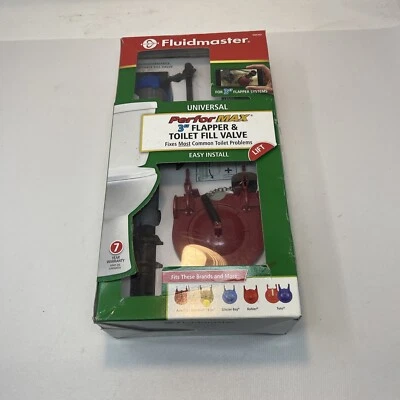 Fluidmaster 400CAR3 PerforMax 3" Toilet Flapper & Toilet Fill Value