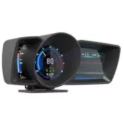 Smart 3.5'' Double Screen Car OBD2+GPS Gauge Head-Up Digital Display Speedometer
