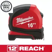 Compact 16 ft. SAE Tape Measure with Fractional Scale and 8 ft. Standout NEWWWW