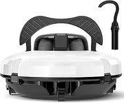 Robotic Pool Cleaner - Cordless Pool Vacuum for Above Ground Pool Self-Parking Tech, Lasts 120 Mins, Automatic Pool Vacuum Robot for In Ground Flat Pools Up to 1000 Sq.Ft