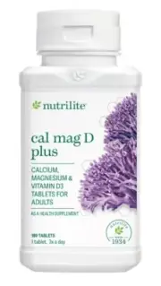180 Tablets Amway Nutrilite Cal Mag D Plus + Tracking
