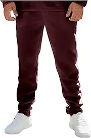 [Generic] Men's Jogger Pants Running Workout Lightweight Sweat Pants Open Bottom Fleece Hiking Joggers Sweatpants with Pockets