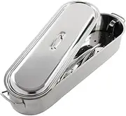 KitchenCraft Induction-Safe Stainless Steel Fish Kettle, 45.5 x 15.5 x 10 cm (18" x 6" x 4")