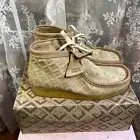 Tan Suede Clarks Wallabees Sweet Chick Collab Mens Size 7 Boat Shoe Moccasin