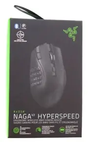 Razer Naga V2 Hyperspeed Wireless MMO Gaming Mouse (Black)
