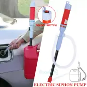Battery Powered Electric Fuel Transfer Siphon Pump Gas Oil Water Liquid 2.4 GPM