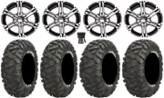 ITP SS212 14" Wheels Machined 30" BigHorn Tires Textron Wildcat XX