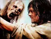 Daryl Dixon Vs Walkers The Walking Dead AMC TV Poster 10.5"x14" Norman Reedus