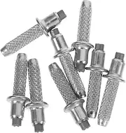 POPETPOP Replacement Pole Tips for Hiking Poles 8pcs Set of Carbide Tips for Walking Sticks Easy Install for Outdoor Adventures