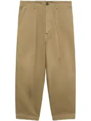 [COMME des GARCONS HOMME] 棉質卡其布成衣染長褲