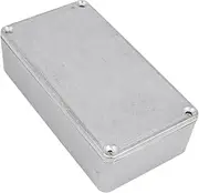 Kisangel Aluminum Project Enclosure Box Durable Multi Purpose Electronics Case for Guitar Pedals and Instruments User Friendly Installation