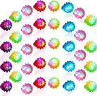 Skylety 108 Pack Light up Flashing Bumpy Jelly Rings Glow in the Dark LED Col...