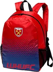 West Ham United FC Fade Design Football Crest Backpack