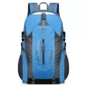 Blue Lightweight Hiking Backpack - Waterproof Outdoor Travel & Camping Bag w