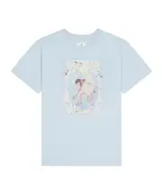 T-shirt in cotton GIVENCHY Aqua Stars XL,L,M sky-blue